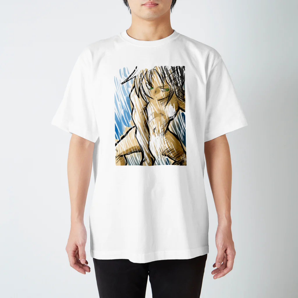 王道帝国の佐倉羽音の露出Tシャツ Regular Fit T-Shirt