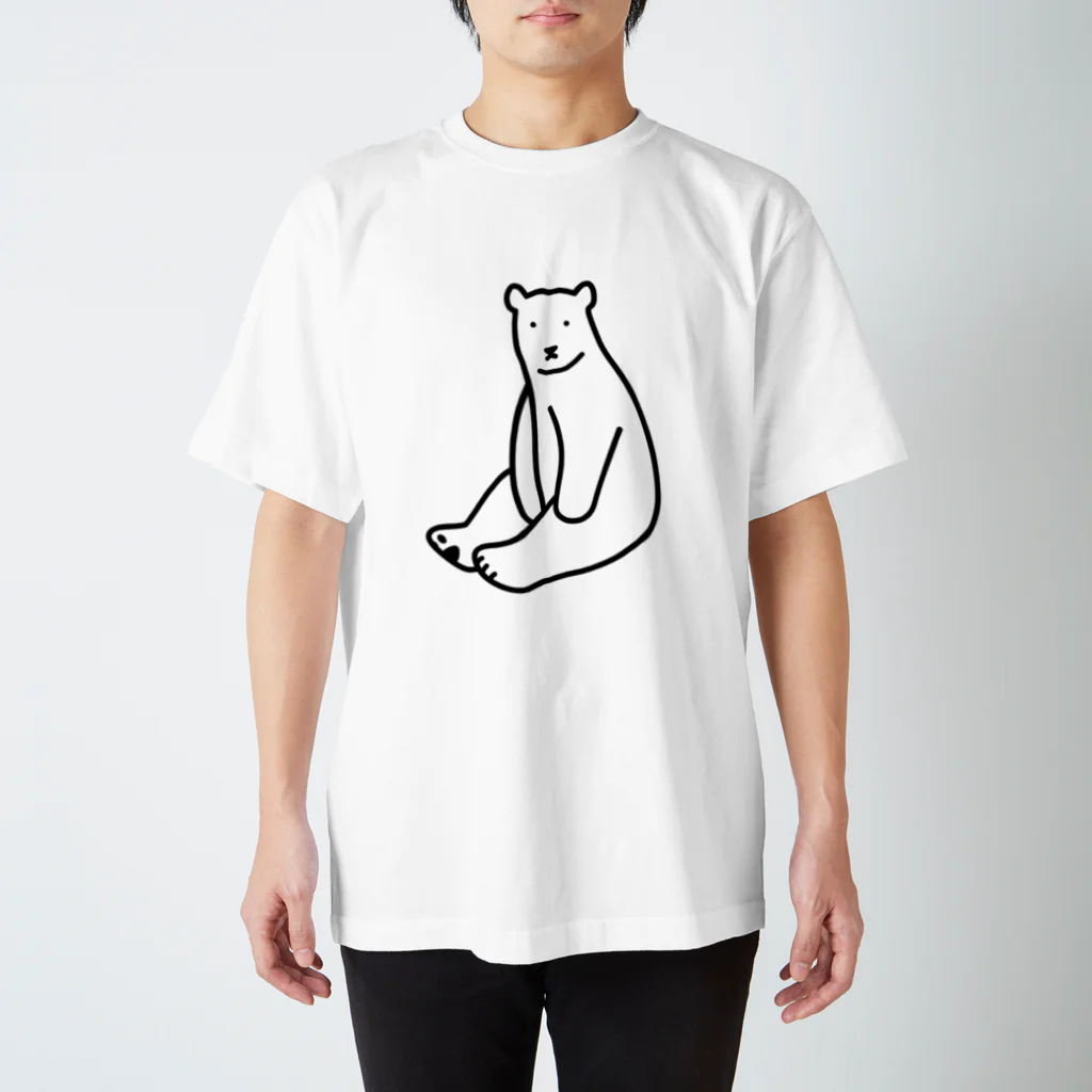 ふりるのシロクマ スタンダードTシャツ