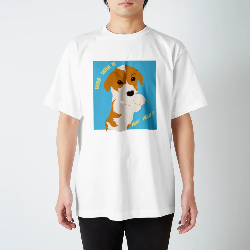 burijinaのコーギー犬 スタンダードTシャツ