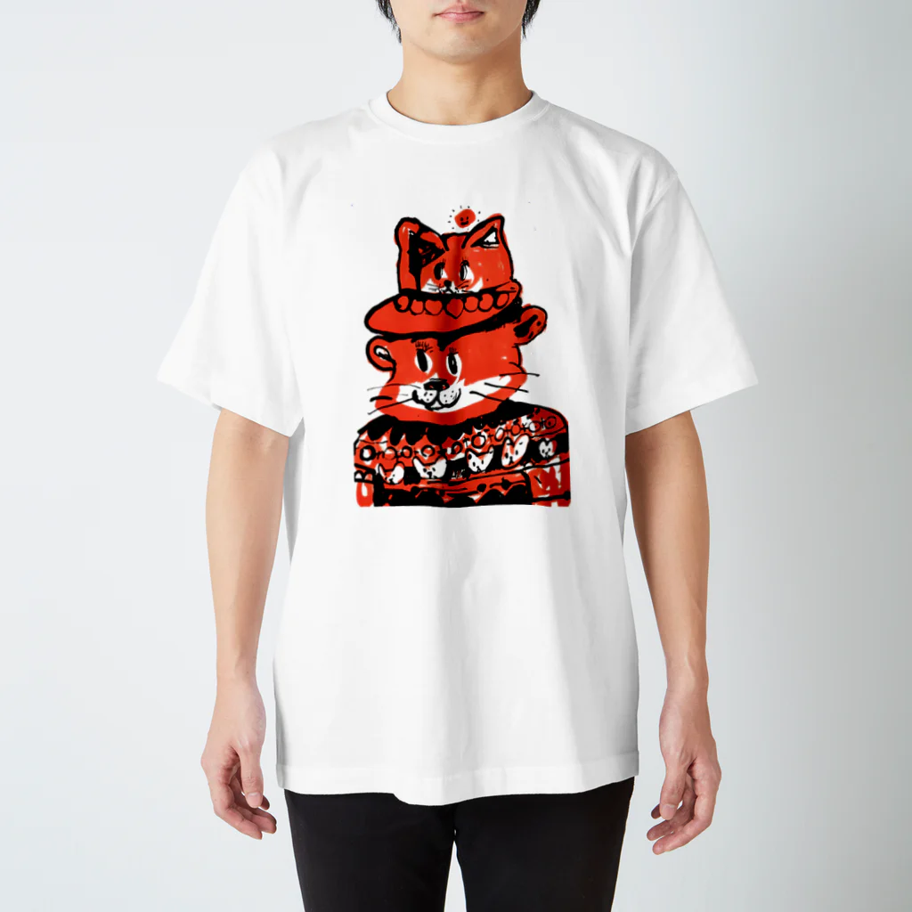 錢谷 耕大の猫をかぶるか！ スタンダードTシャツ