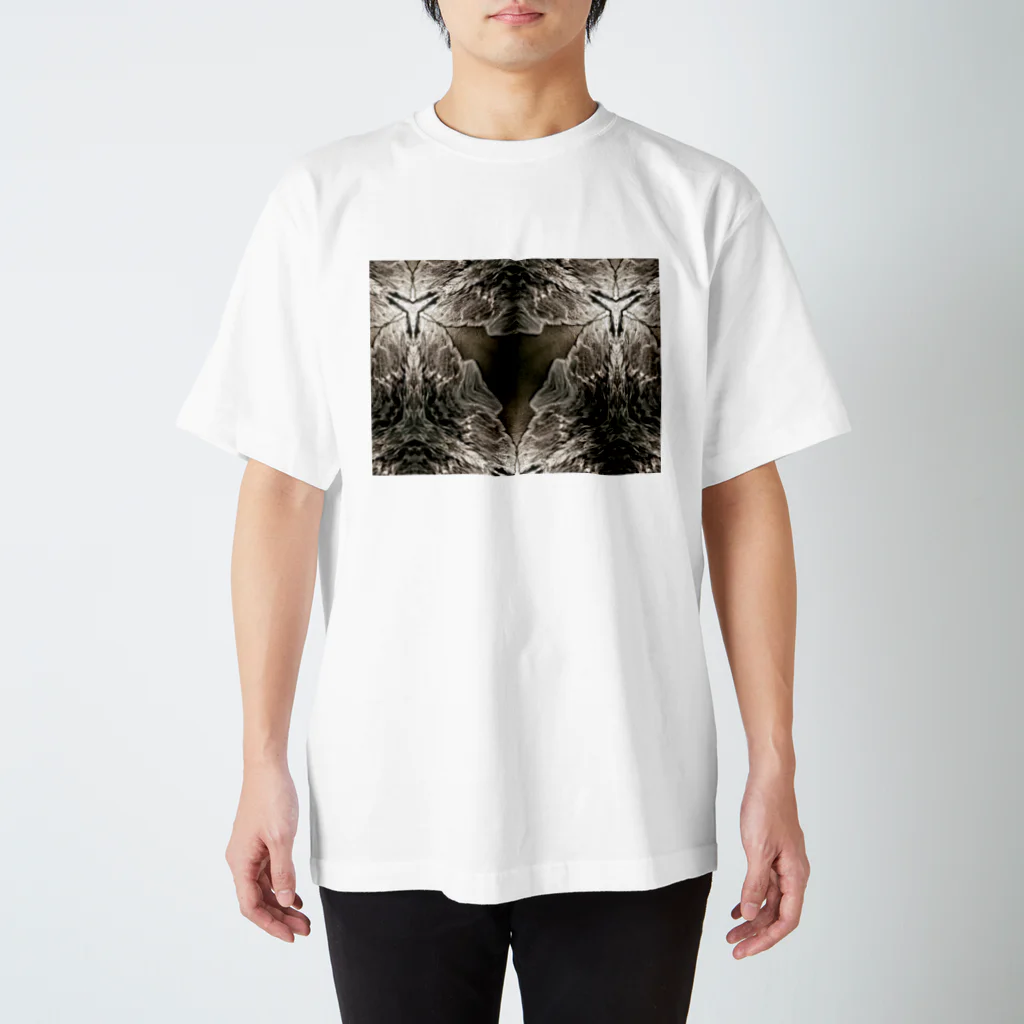 momenkoTWのHoneycomb structure 04 Regular Fit T-Shirt