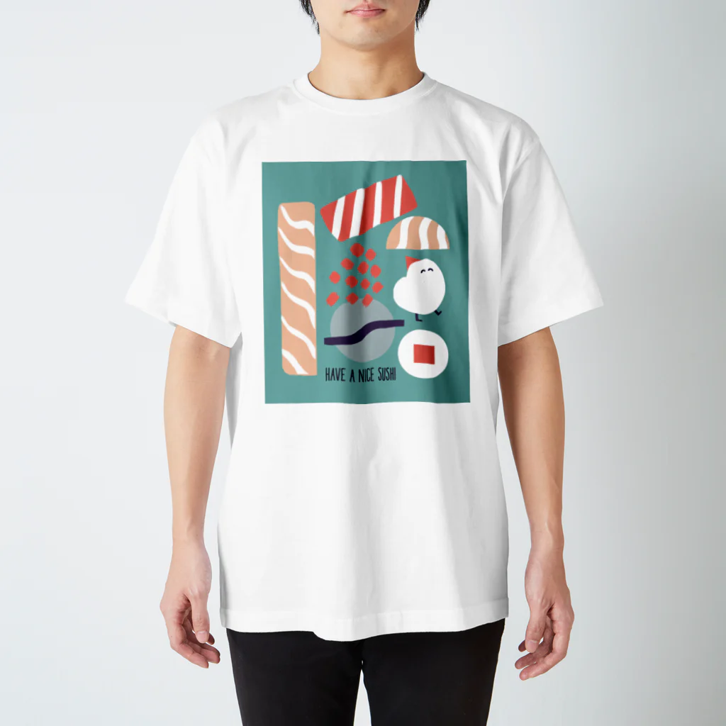 週末北欧部のHAVE A NICE SUSHI スタンダードTシャツ