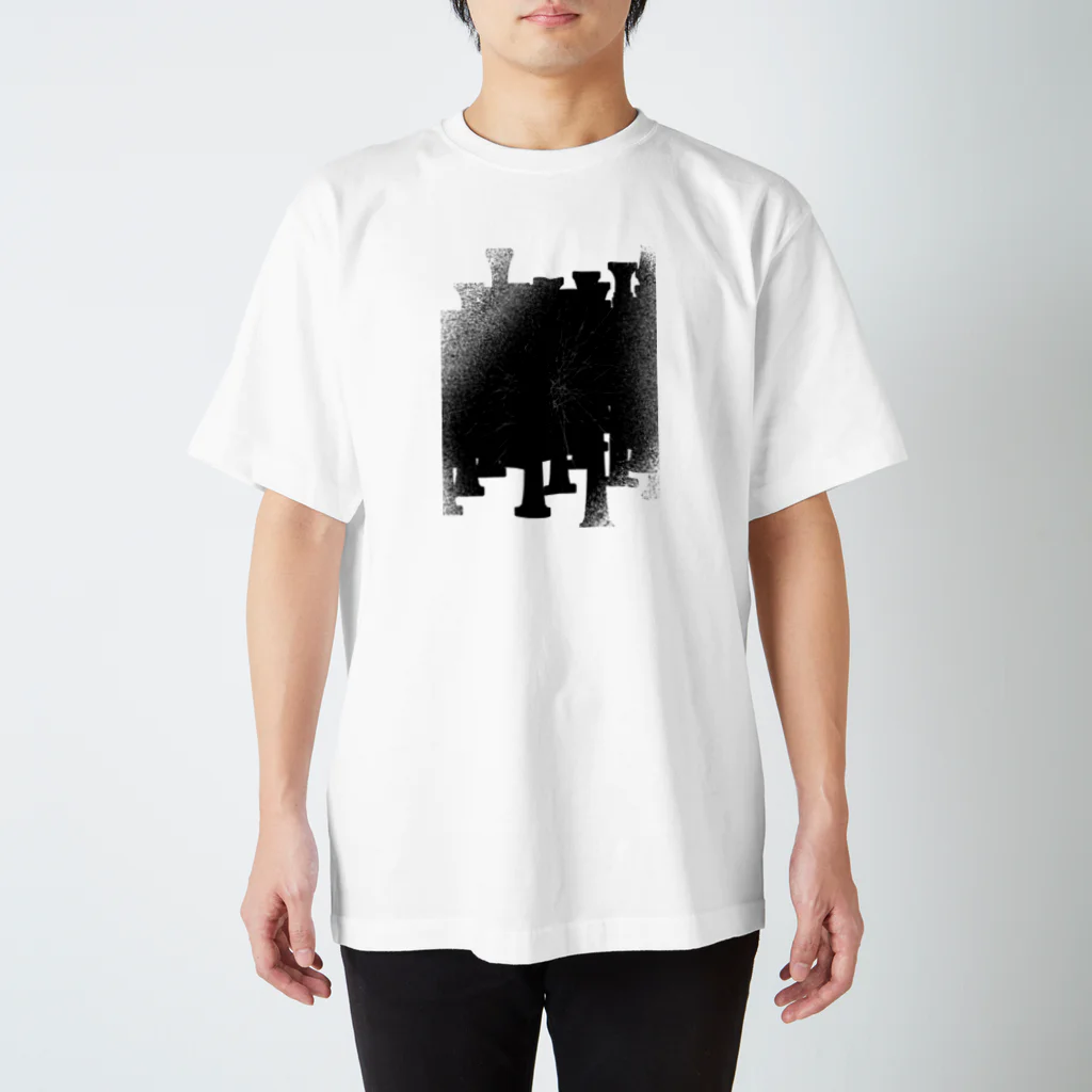 絆奏幸:栗坊主のRe:光 (抽象画) スタンダードTシャツ