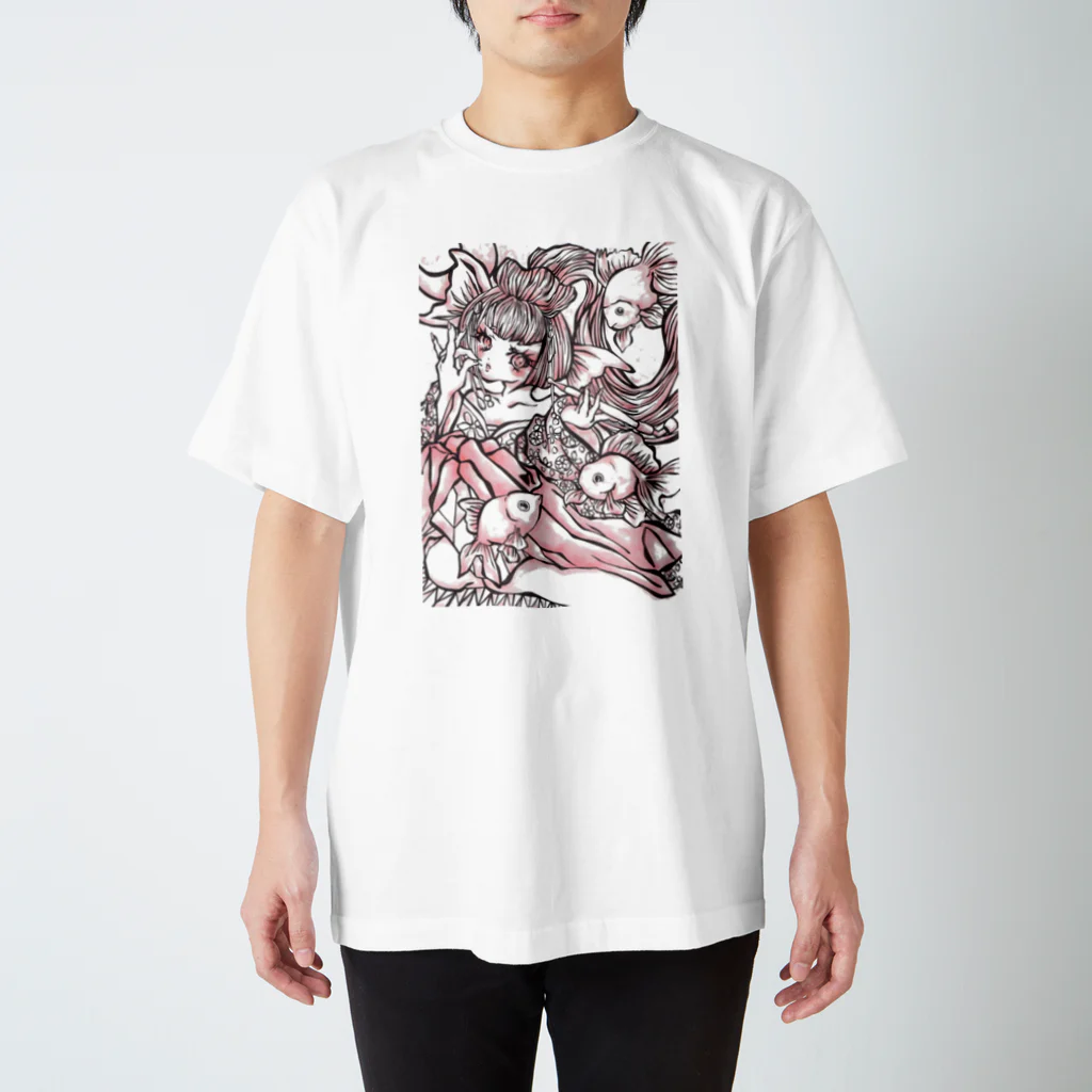 yukamimiの金魚姫の憂鬱。 スタンダードTシャツ