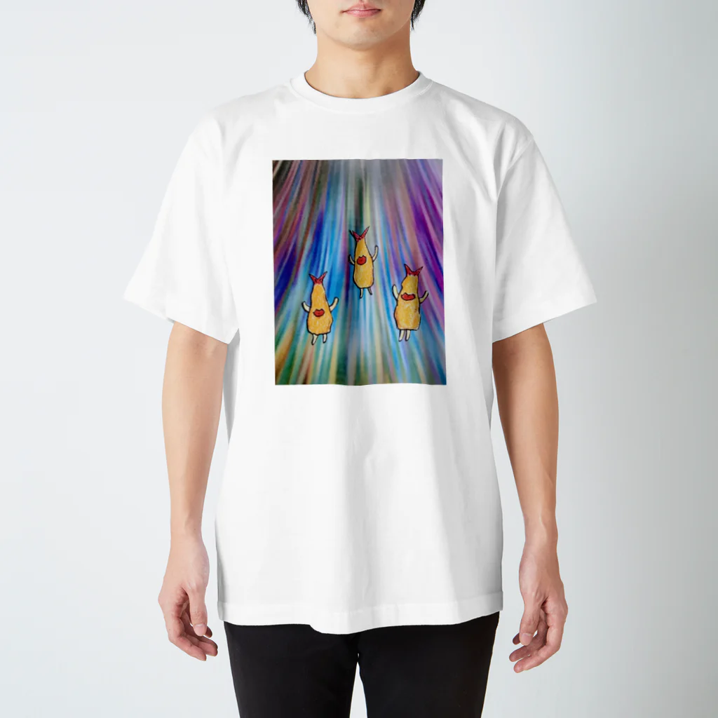 fuyunoebi-2948-5の虹色エビフライ スタンダードTシャツ