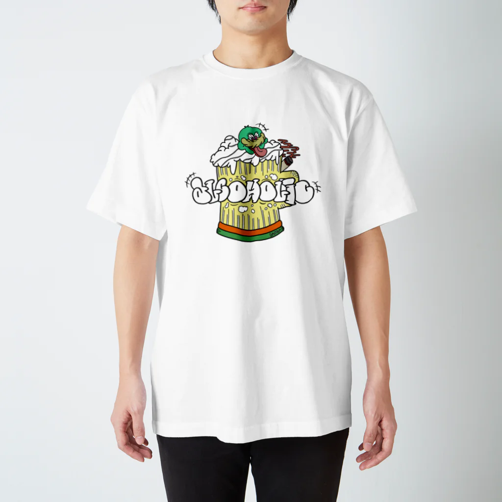 candra(チャンドラ)のalcoholic candra Regular Fit T-Shirt