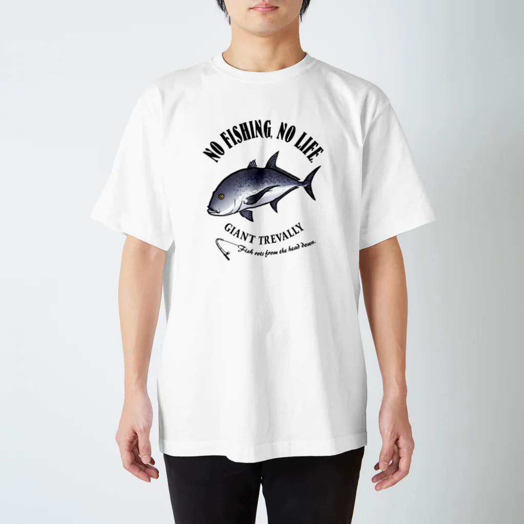 猫と釣り人のROUNINAJI_EB_1CW Regular Fit T-Shirt