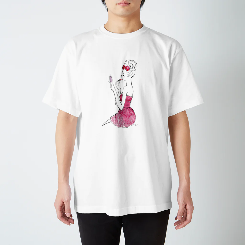 YUKA YASUTOMIのClassic Girl スタンダードTシャツ