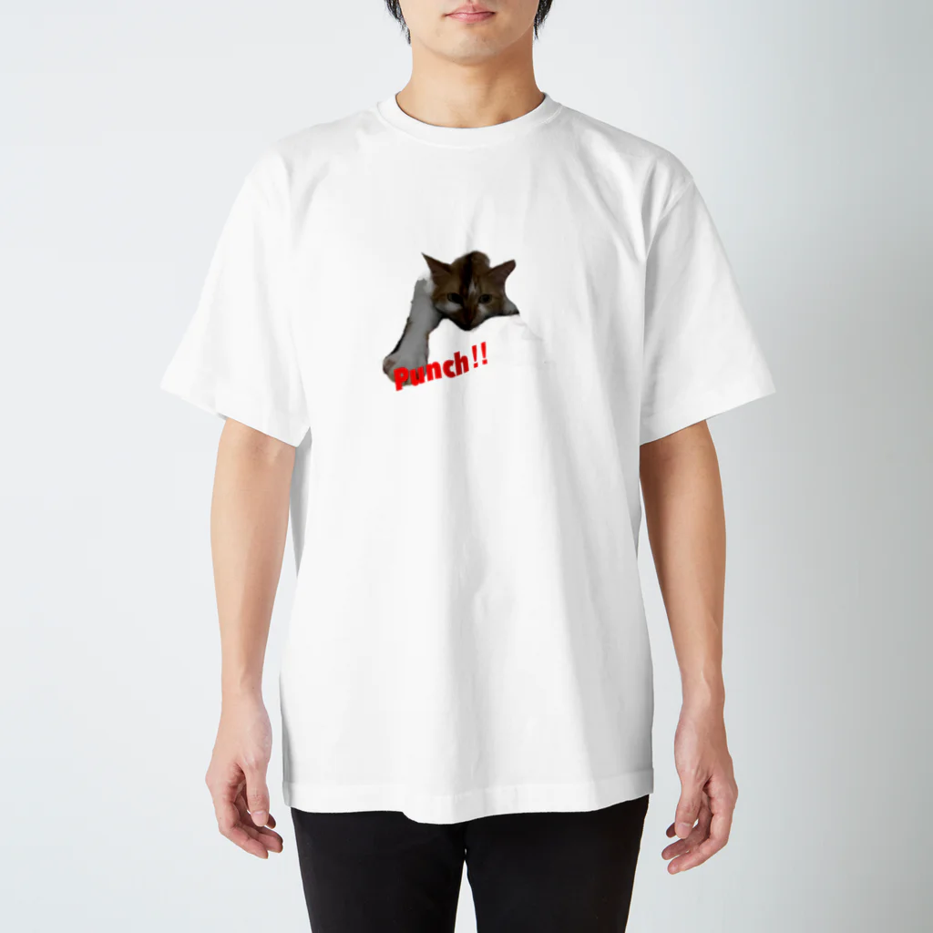 Ganette Racingの猫パンチ Regular Fit T-Shirt
