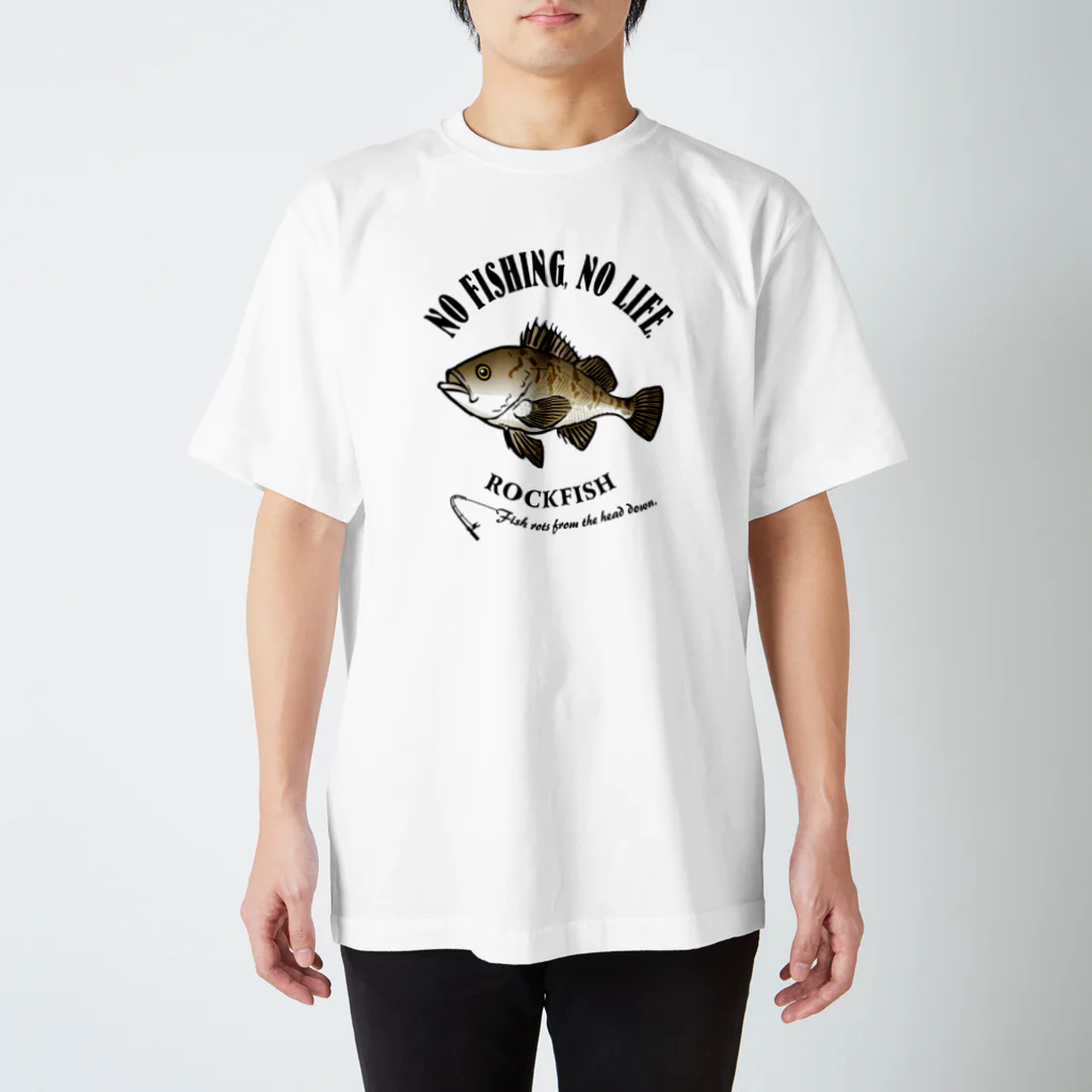 猫と釣り人のMEBARU_EB_1CW Regular Fit T-Shirt