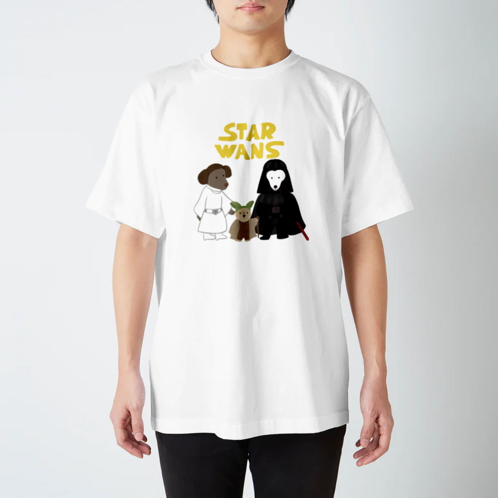 heartnoipaddyのstarwans スタンダードTシャツ