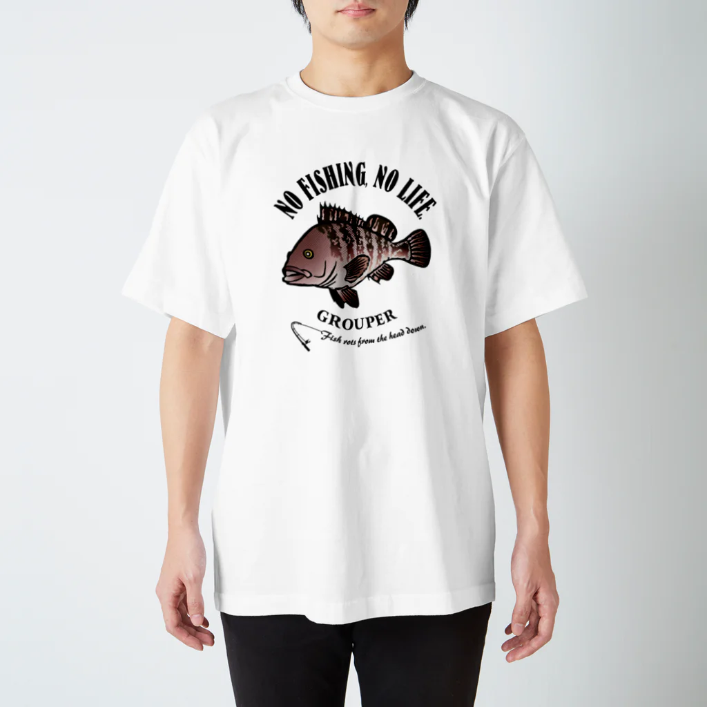 猫と釣り人のMAHATA_EB_1CW スタンダードTシャツ