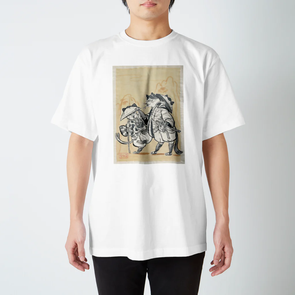 もり うめこのさすらいキャッツ Regular Fit T-Shirt