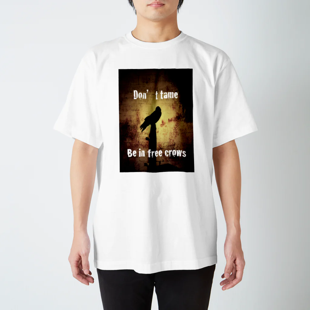 L-cotのcrow スタンダードTシャツ