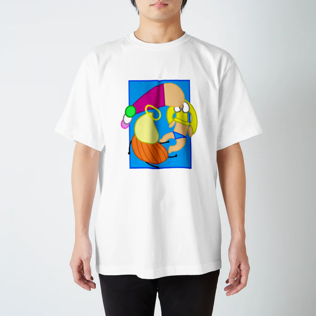 さすまたパンダのタマネギ少年とうわぎくん Regular Fit T-Shirt