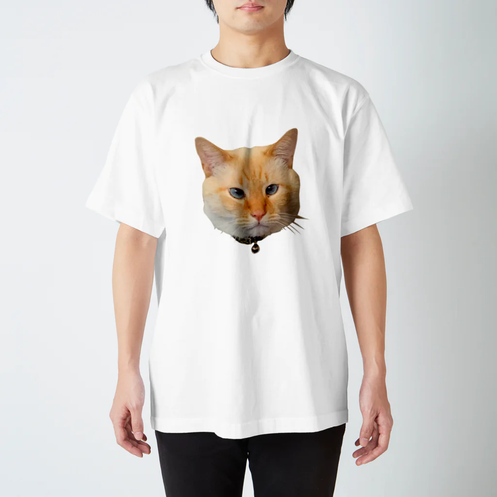 tankotantamaのなにも言わずともねこ好き宣言ができる❗️ドヤ顔ネコちゃん Regular Fit T-Shirt