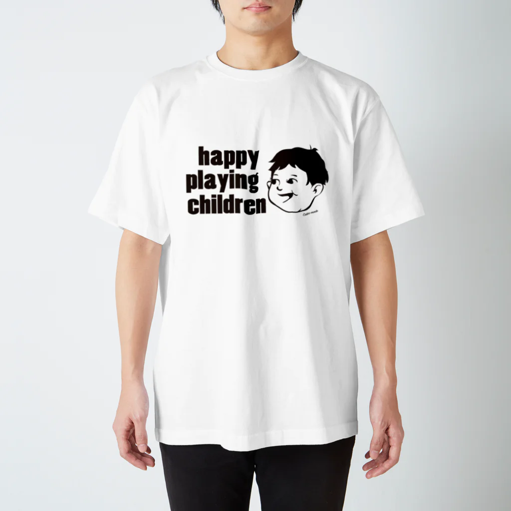 Ciderのhappy playing children スタンダードTシャツ