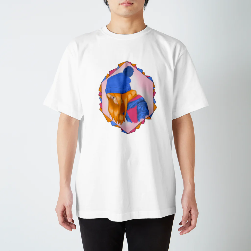 Happy Moon ArtのBeautiful crying  Regular Fit T-Shirt