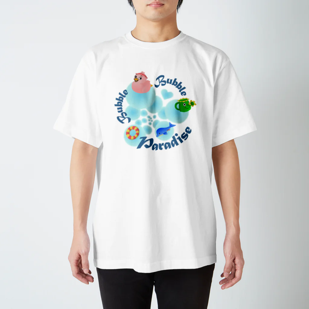 yuccoloの泡あわパラダイス Regular Fit T-Shirt