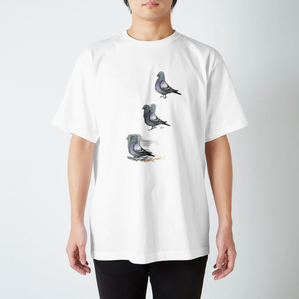 vitansan01417の鳩 Regular Fit T-Shirt