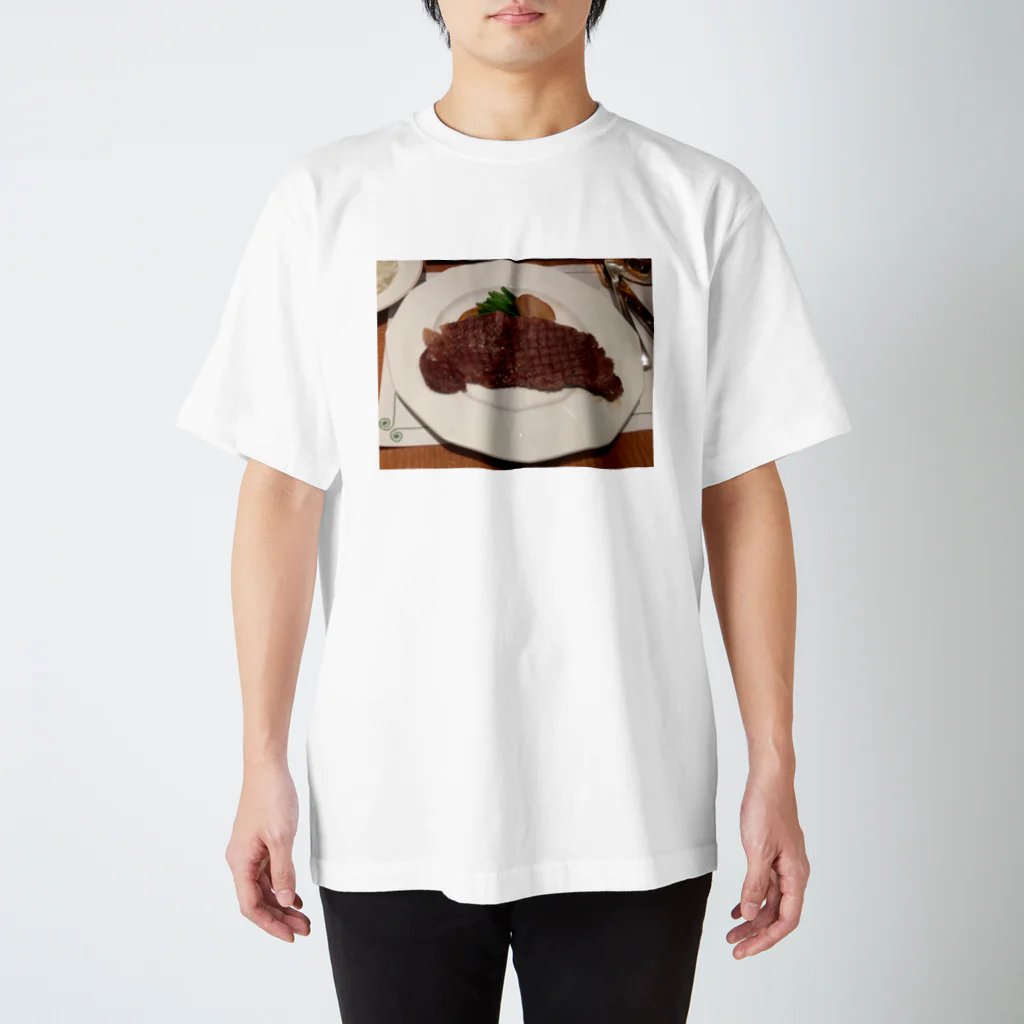 幸せコーポレーションの幸せステーキ Regular Fit T-Shirt