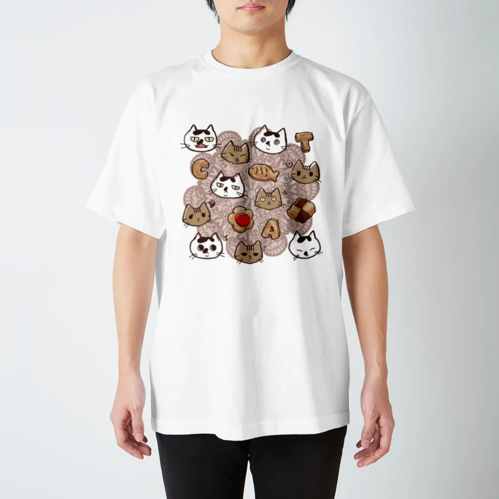 みあまゆあのねこクッキー スタンダードTシャツ