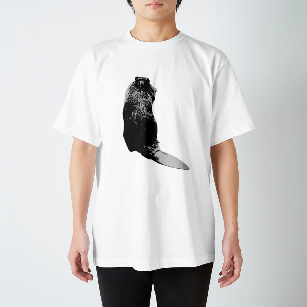 0isall_zoologicalのいつも心にビーバーさんを Regular Fit T-Shirt