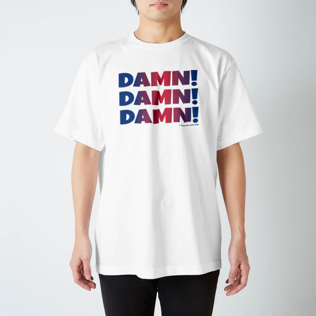 ダムダムサイコ　- Damn Damn Psycho -のDAMN! DAMN! DAMN! gradation PK スタンダードTシャツ