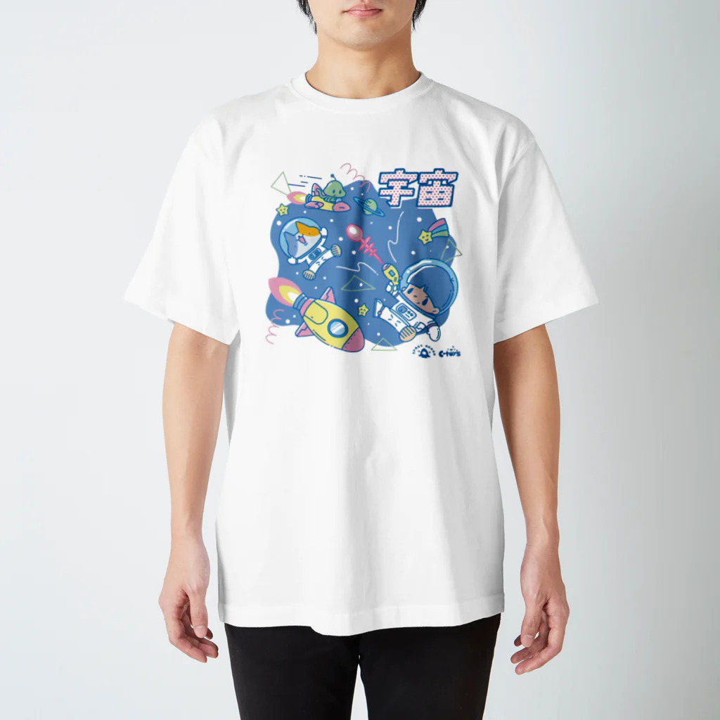 ちしま　こうのすけのファンシー宇宙警備隊 Regular Fit T-Shirt