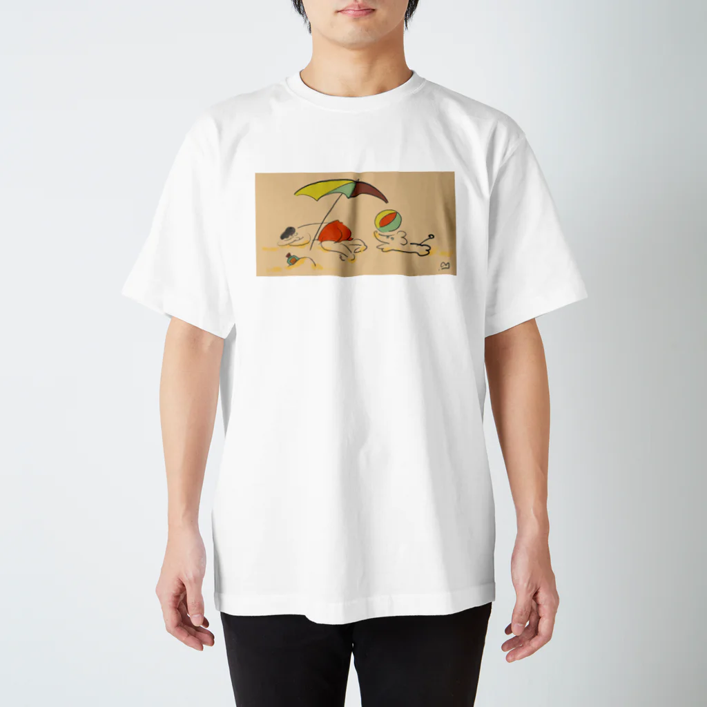 ゆんぐふらうよっほ（yunyun）のお気軽サマービーチ Regular Fit T-Shirt