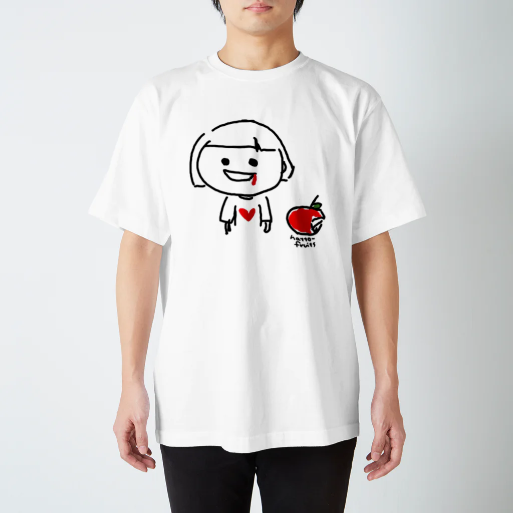 ハットーフルーツのりんご齧ったら歯ぐきから血が出た スタンダードTシャツ