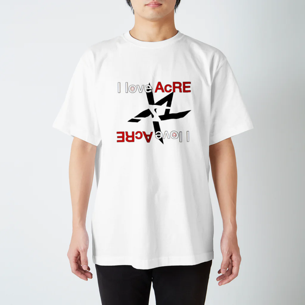 AcRE.shopのI love AcRE スタンダードTシャツ