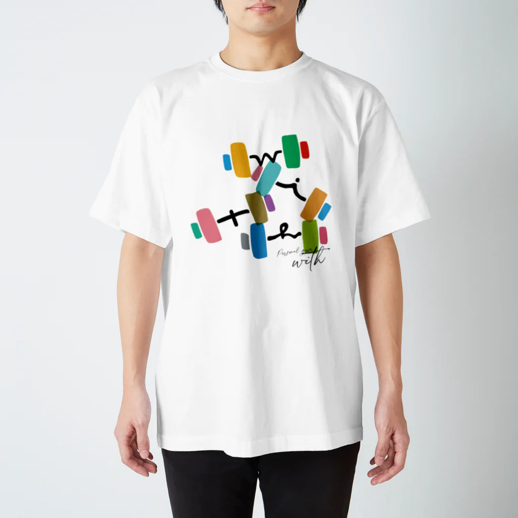 BASHI-YATSUのダンベルTシャツ（シェイク） スタンダードTシャツ