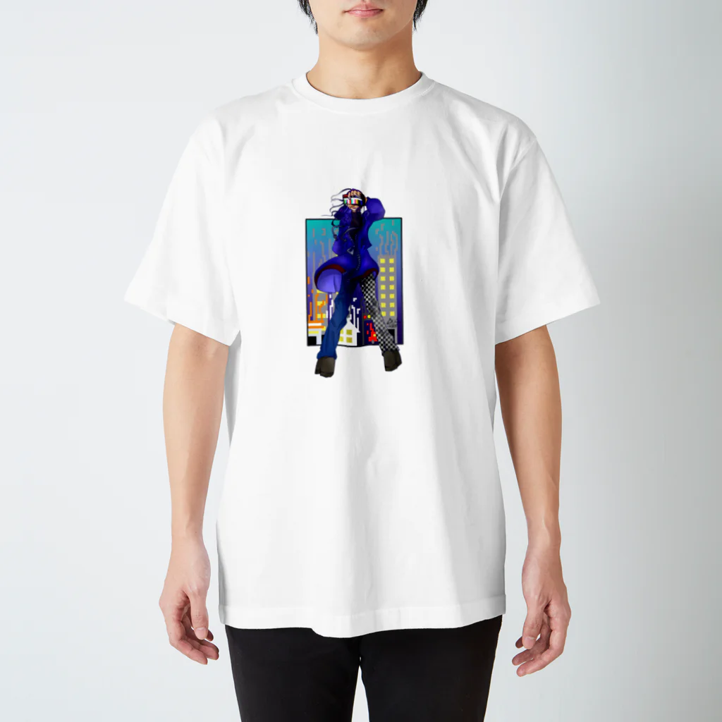 ColorfuLにゃんこの顔出しNG Regular Fit T-Shirt