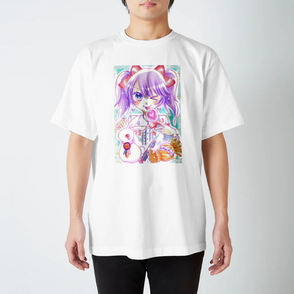 noirnoirの無敵☆ガール！ Regular Fit T-Shirt