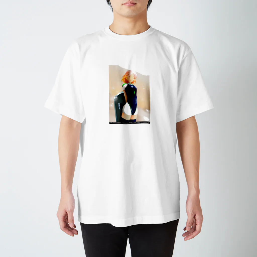 TOUGIENBU【公式グッズ】のスズリMWF06絶対領域の守護者ミュー Regular Fit T-Shirt