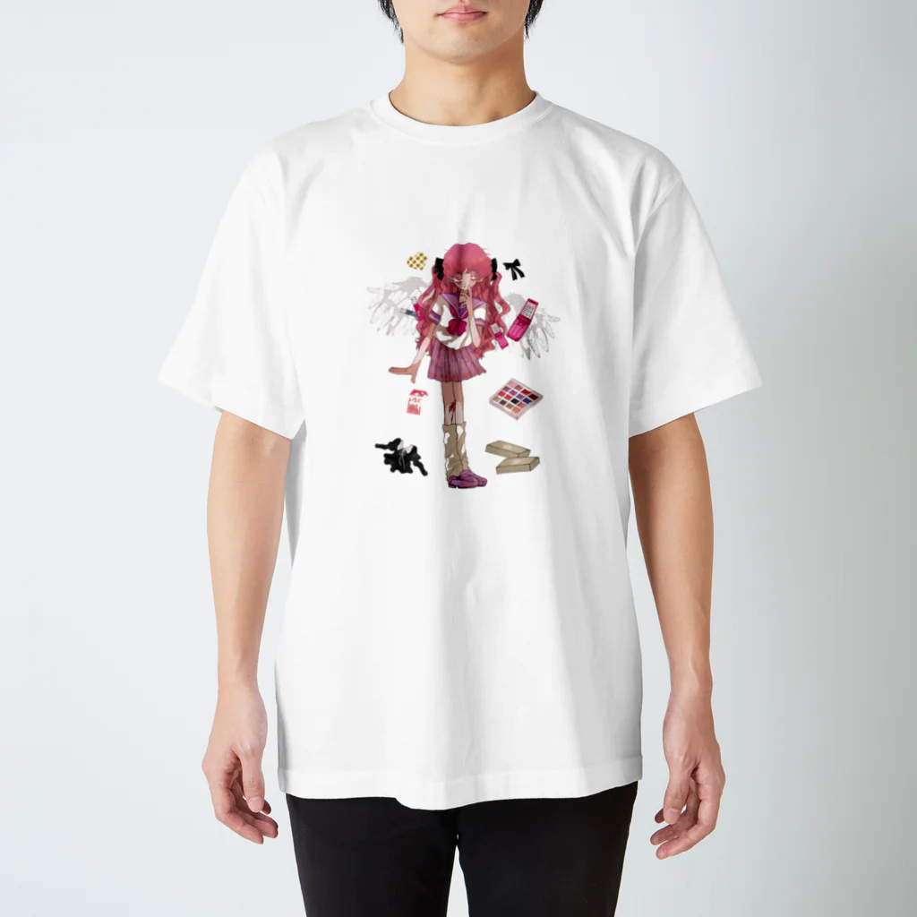 ๑ʖˋのおにゃのこ Regular Fit T-Shirt