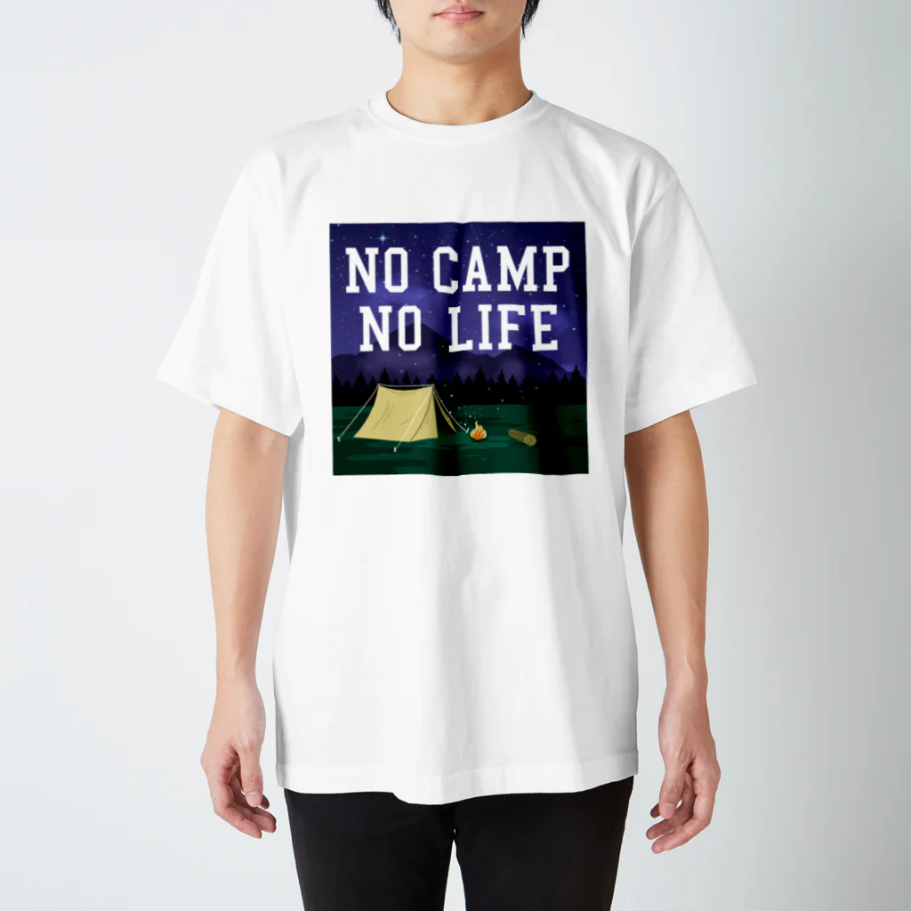 DRIPPEDのNO CAMP NO LIFE-ノーキャンプ ノーライフ- Regular Fit T-Shirt