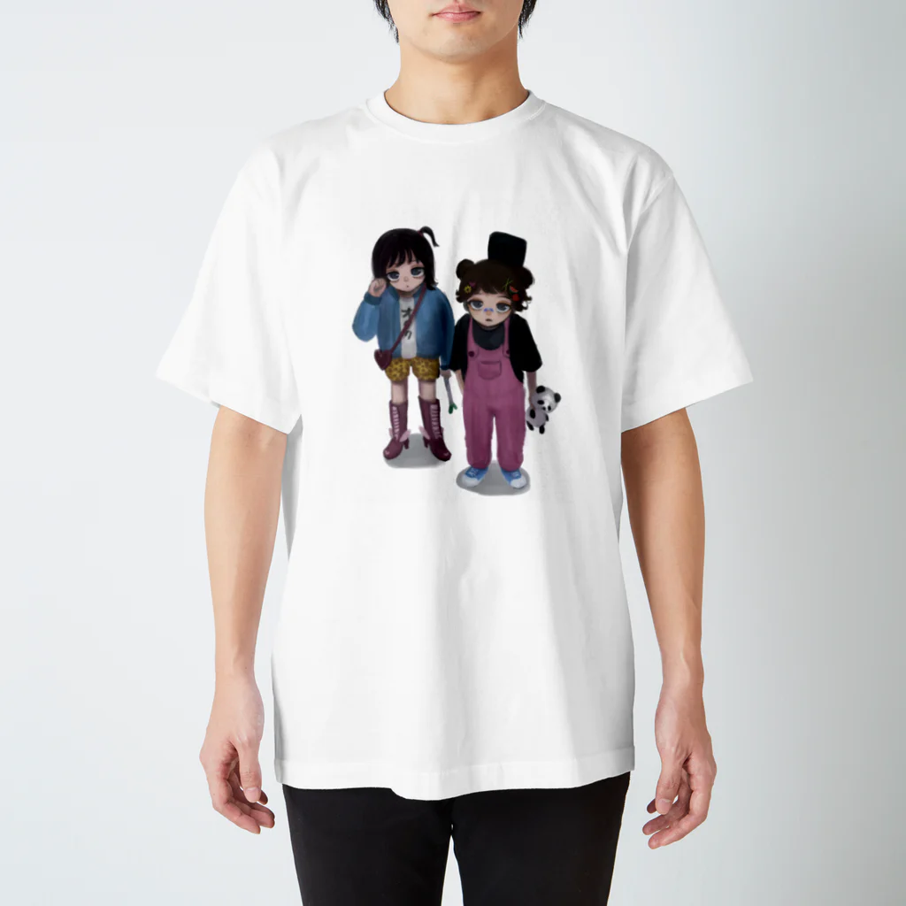 だのあのへんてこガールたち スタンダードTシャツ