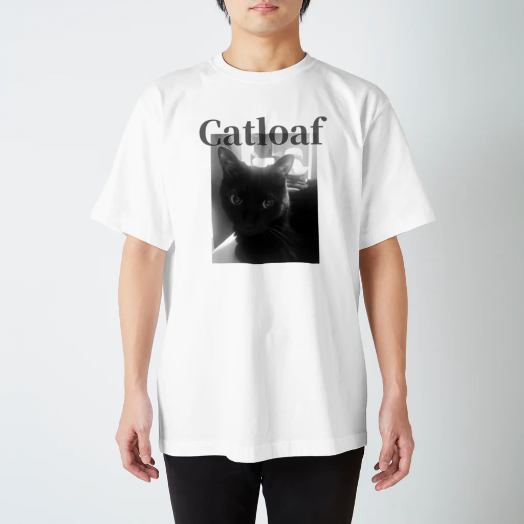 またたびのCatloaf-香箱座り- Regular Fit T-Shirt