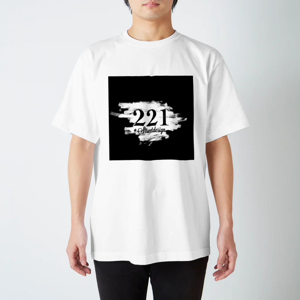 221の221ロゴ Regular Fit T-Shirt