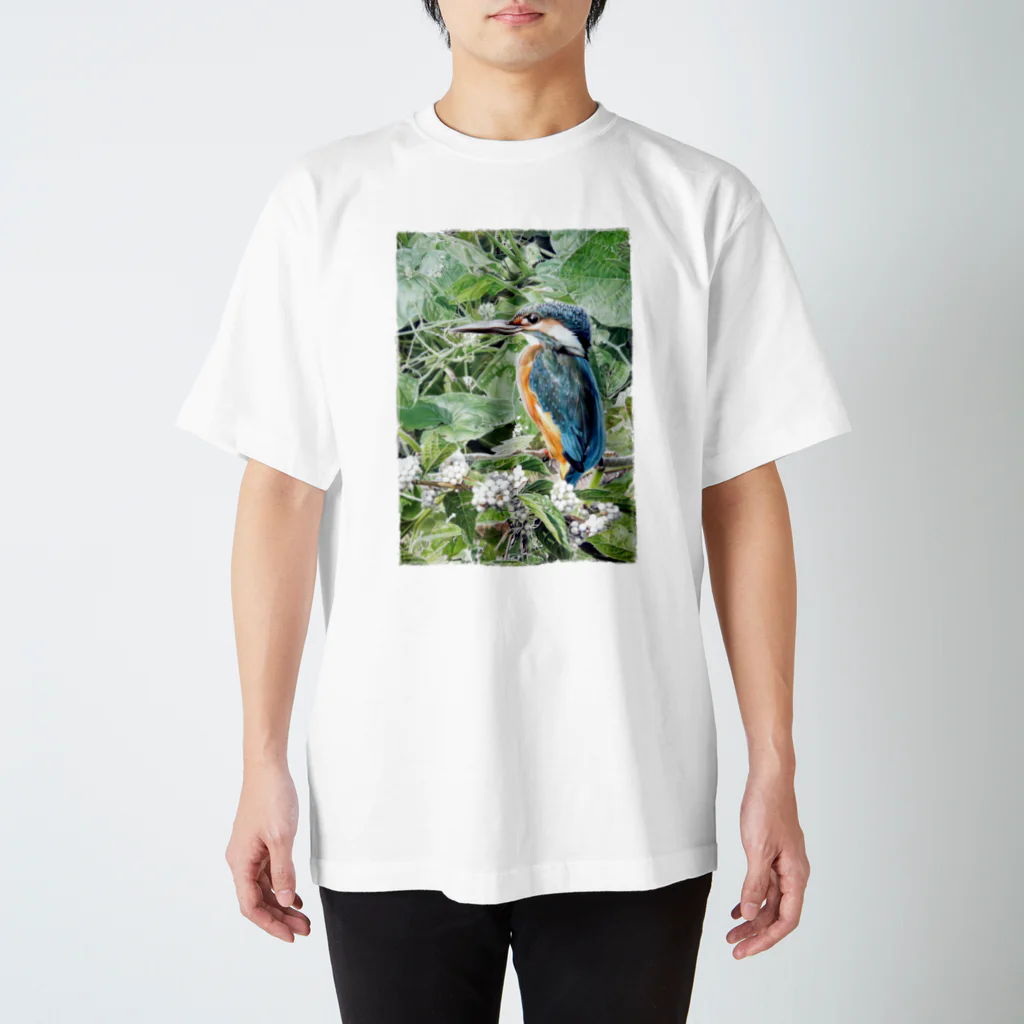 イラスト９４０馬力のカワセミのTシャツ Regular Fit T-Shirt