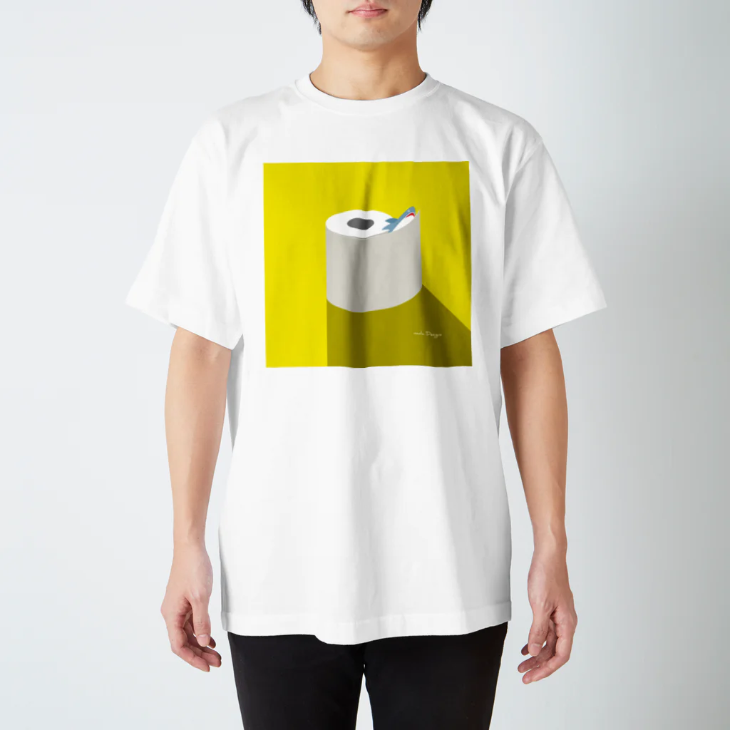 さかたようこ / サメ画家の昼のSAME Paper Regular Fit T-Shirt