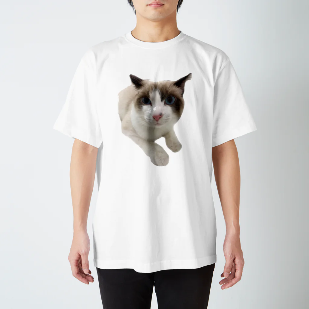 天狗キャットのにゃじろう(困) スタンダードTシャツ