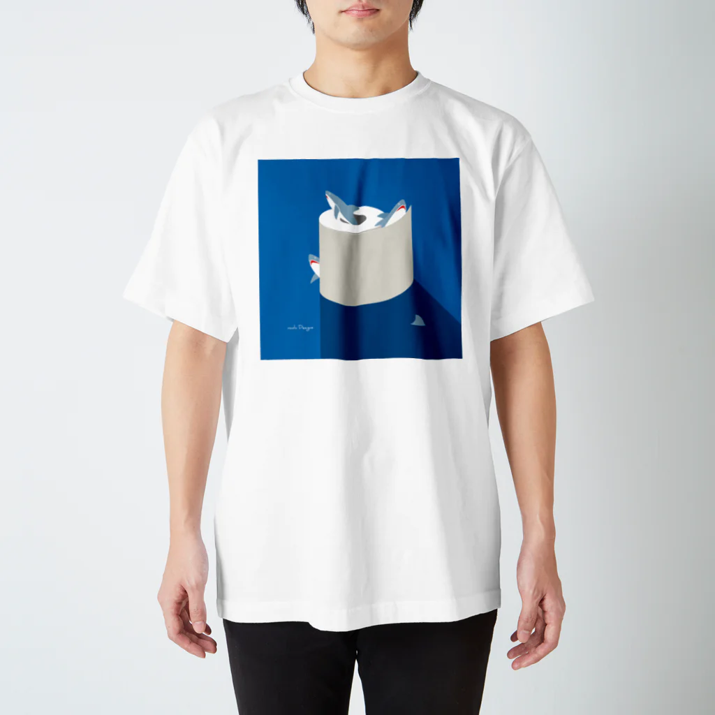 さかたようこ / サメ画家の夜のSAME Paper スタンダードTシャツ