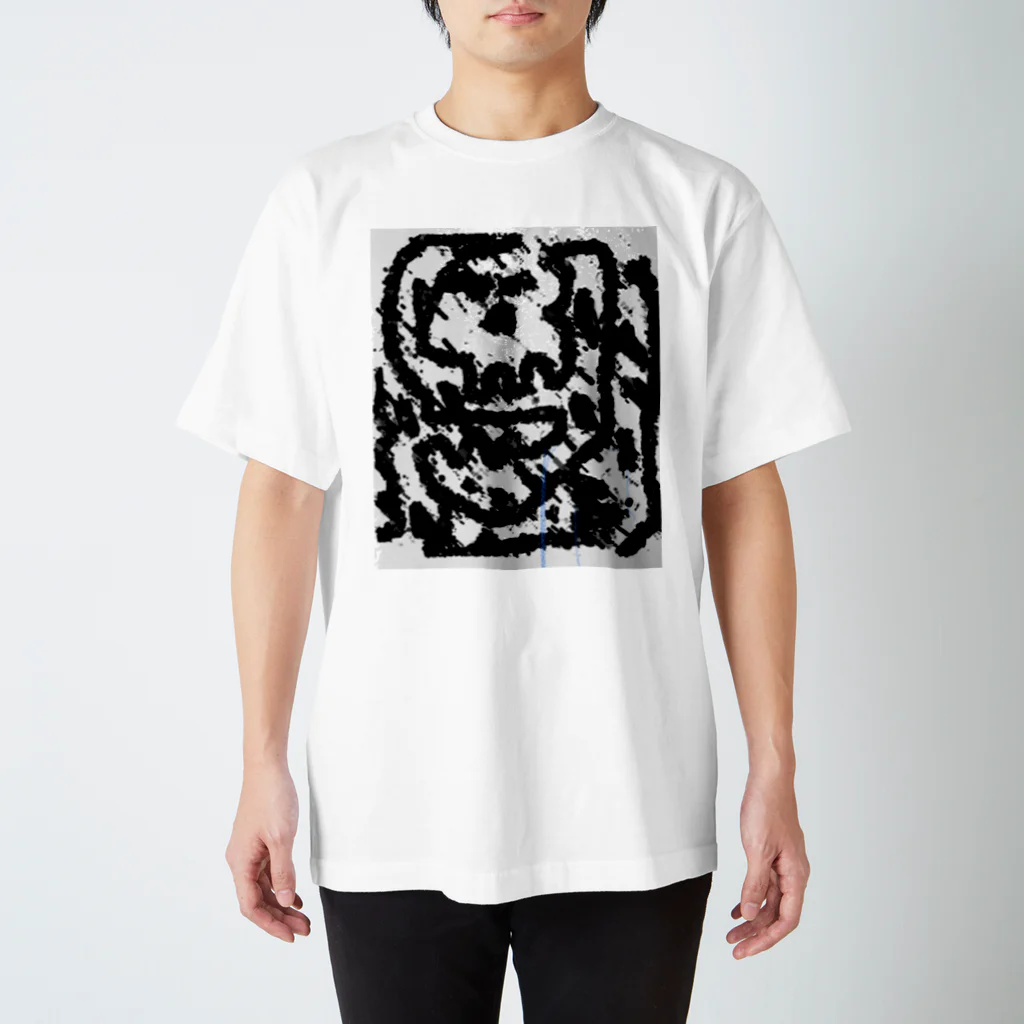 HIDEYUKITKENAKA411のダークネススカル Regular Fit T-Shirt