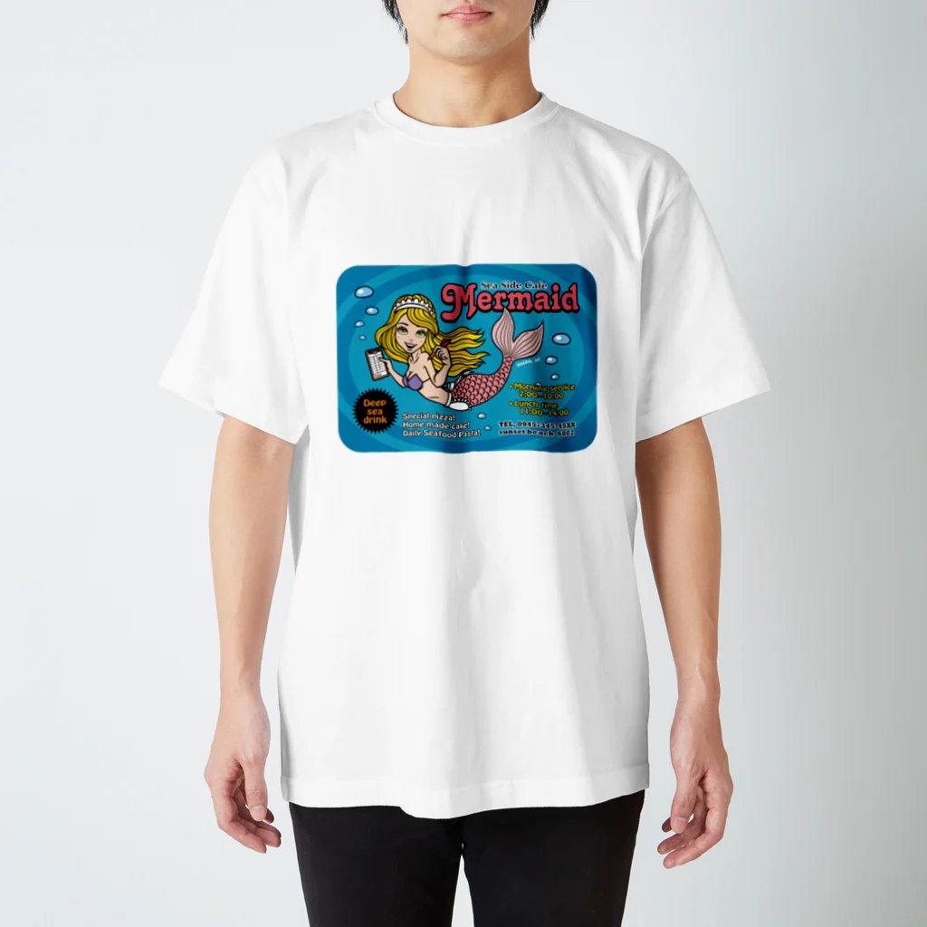 onion.vcのSea Side Cafe Mermaid スタンダードTシャツ