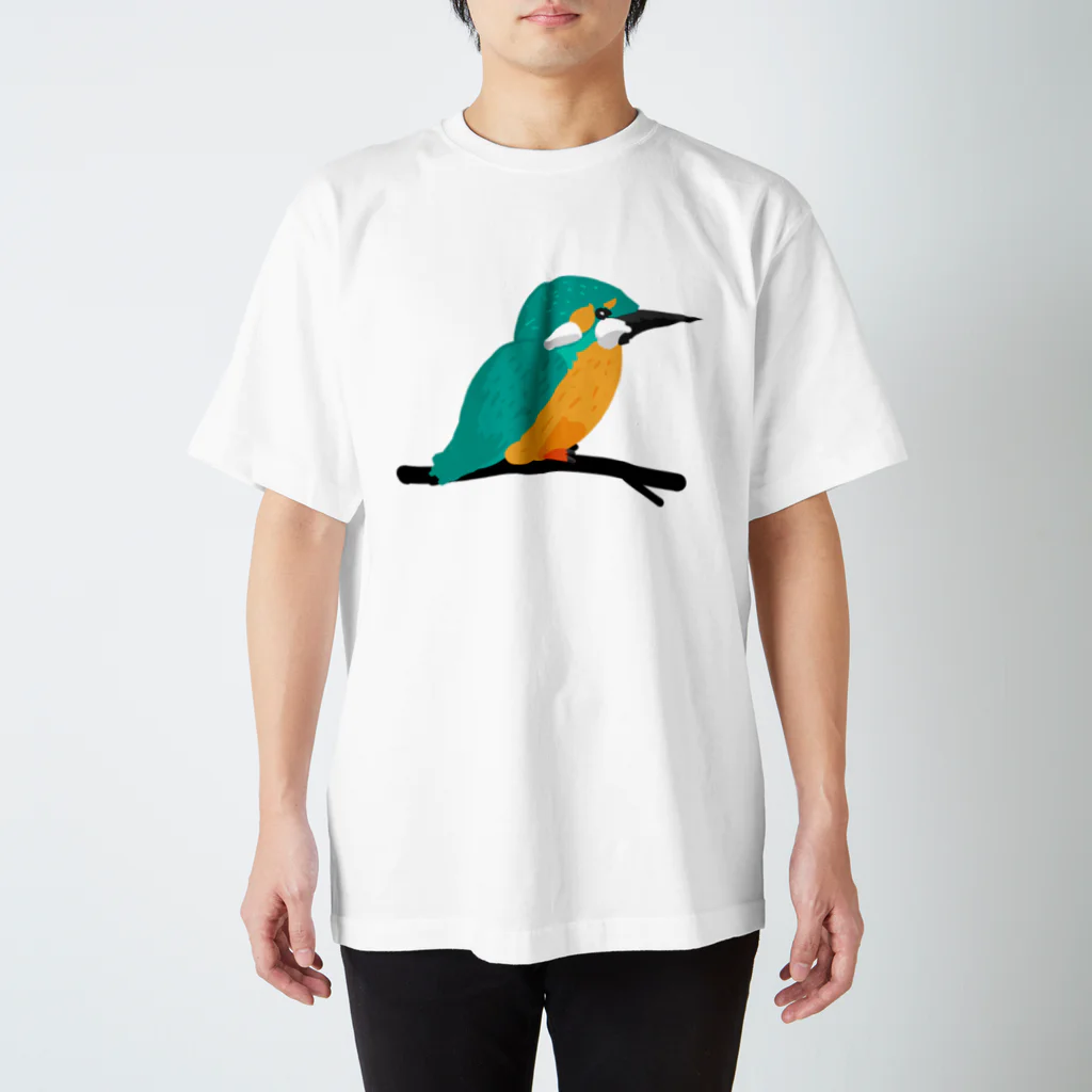 Kirameki no wakuseiのオシャレカワセミ Regular Fit T-Shirt