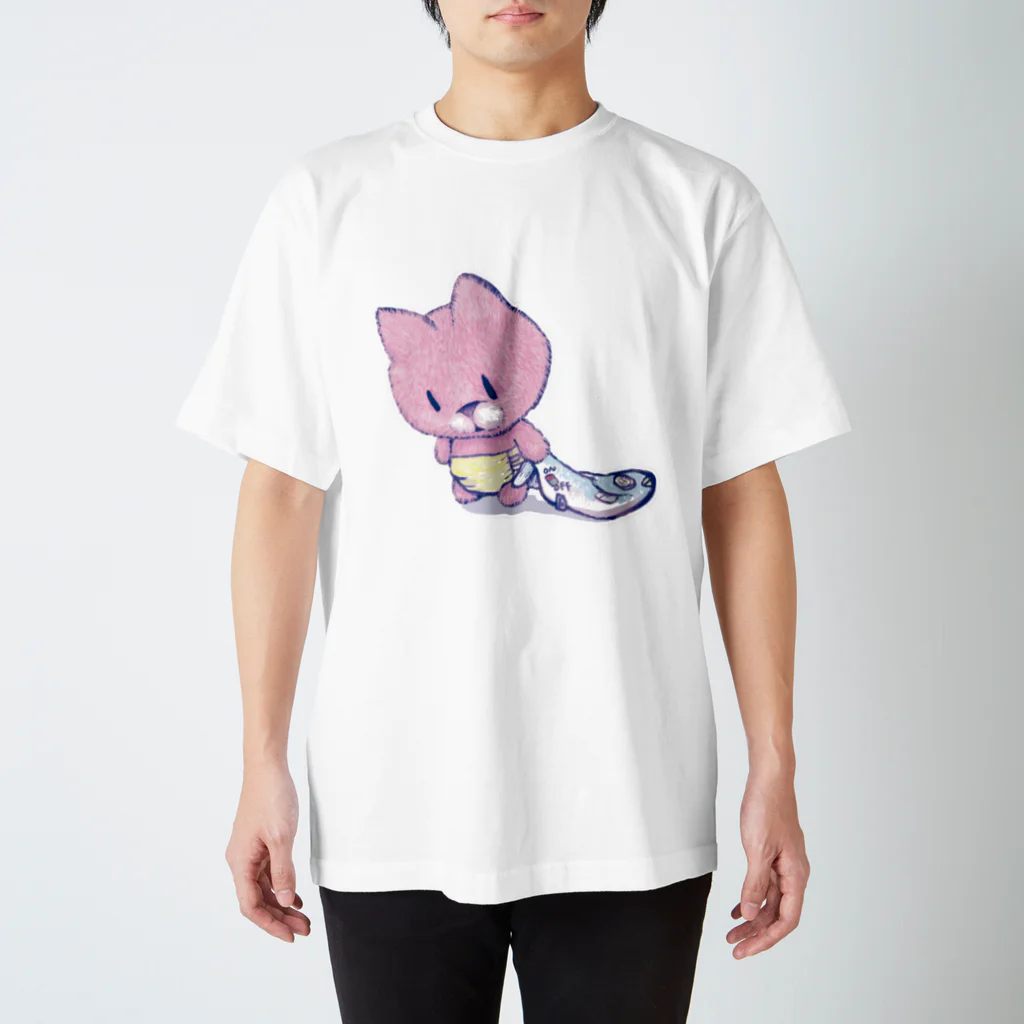 にゃんだミケコのだって・・・猫 スタンダードTシャツ