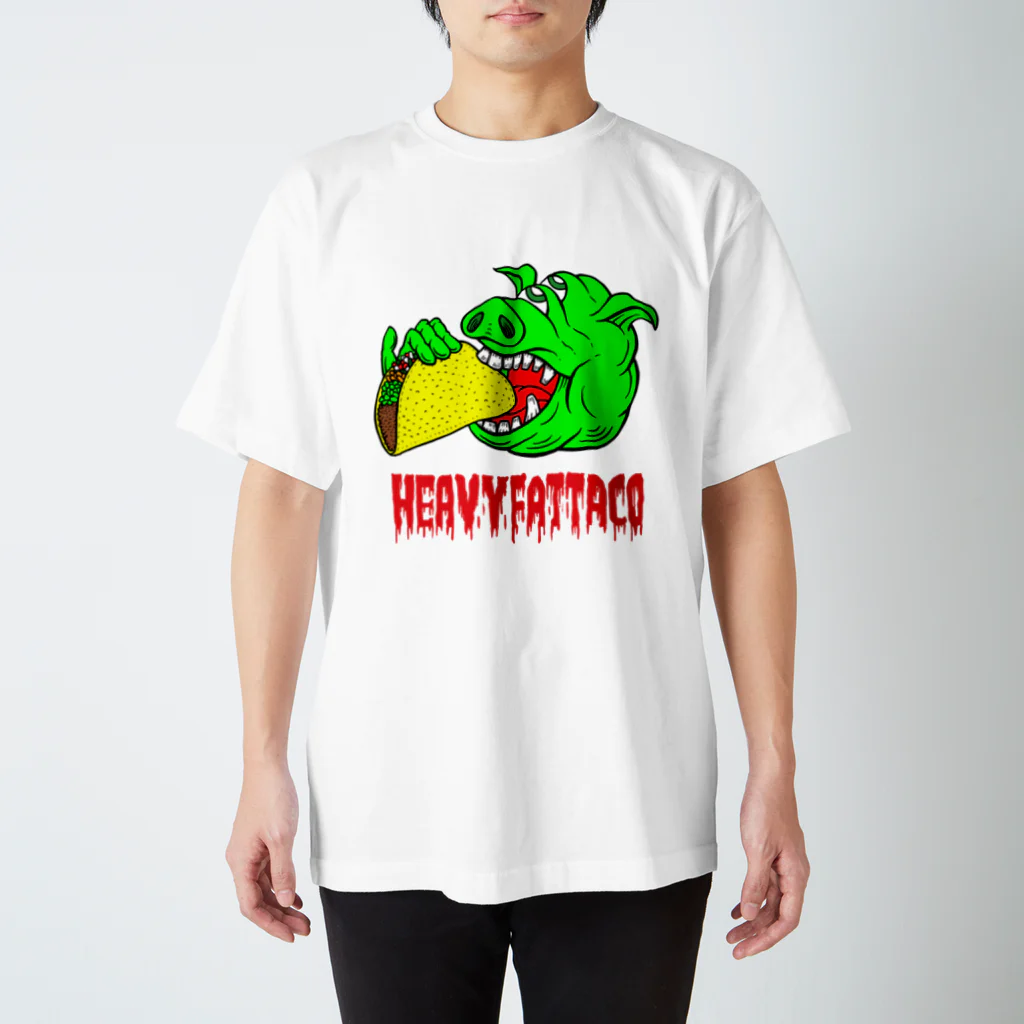 DM7WORKSのお試し支店のHEAVYFATTACO スタンダードTシャツ